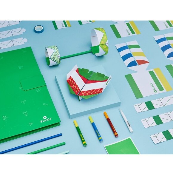 NEW KiwiCo Kiwi Co. Fold & Play Fliers Paper Airplanes Stem Toys Science… - Picture 9 of 14